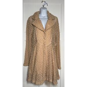 Ryu Anthropologie Cardigan Romantic Edwardian Witchy Layered Women's L